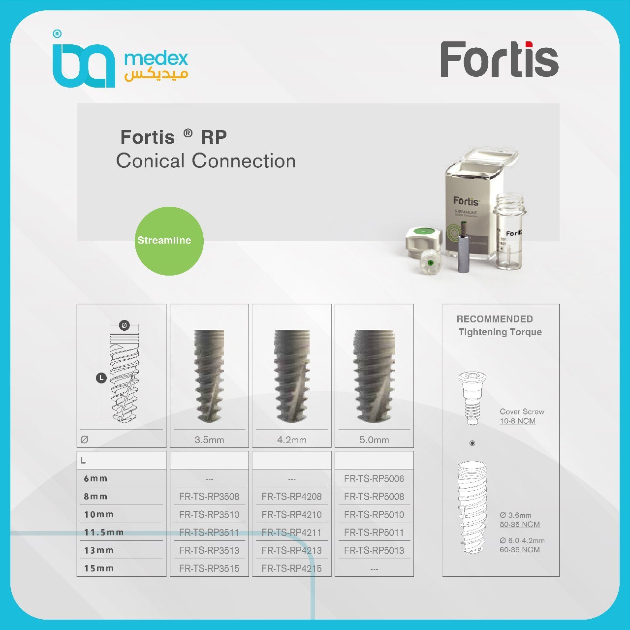Fortis | Implants( Fixture )